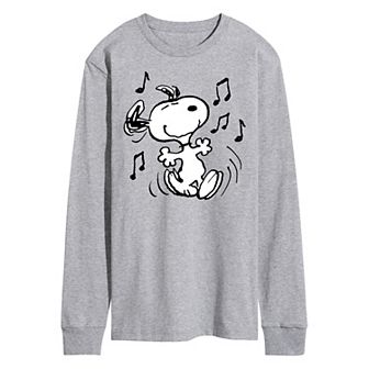 Men's Peanuts Snoopy Dancing Long Sleeve