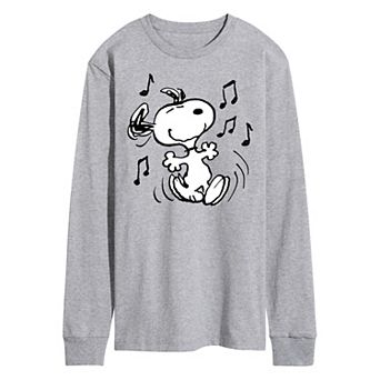 Men's Peanuts Snoopy Dancing Long Sleeve