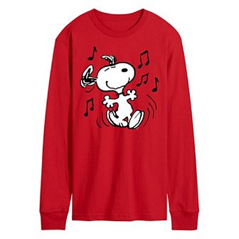 Men's Peanuts Snoopy Dancing Long Sleeve