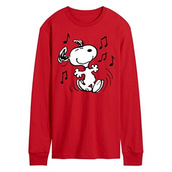 Men's Peanuts Snoopy Dancing Long Sleeve