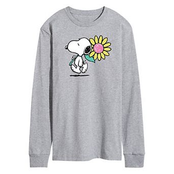Men's Peanuts Snoopy Daisy Long Sleeve