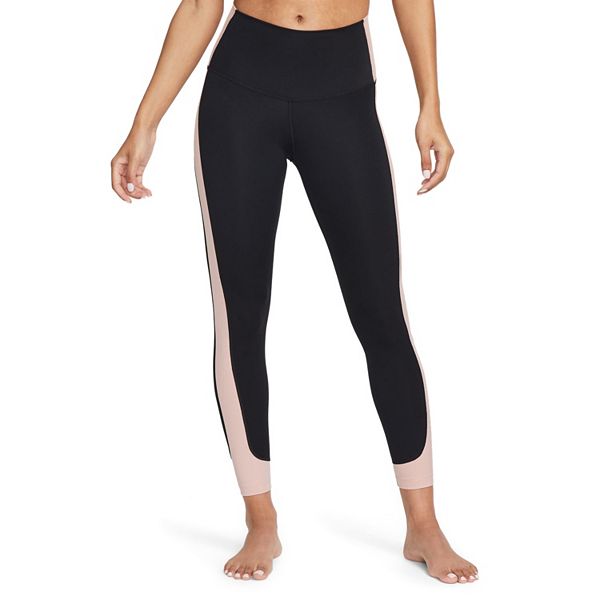 Women's Nike Yoga DriFIT Ribbed Panel HighWaisted 7/8 Leggings