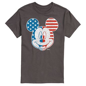 Disney's Mickey Mouse Men's Face America Graphic Tee