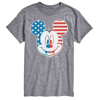 Disney's Mickey Mouse Men's Face America Graphic Tee