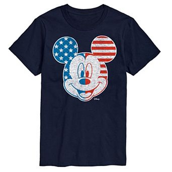 Disney's Mickey Mouse Men's Face America Graphic Tee