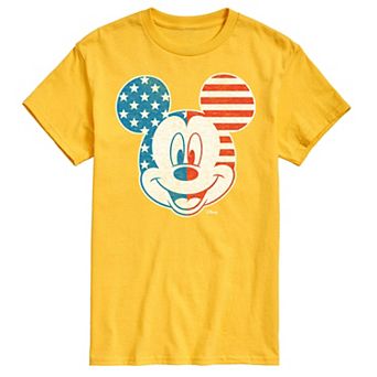 Disney's Mickey Mouse Men's Face America Graphic Tee
