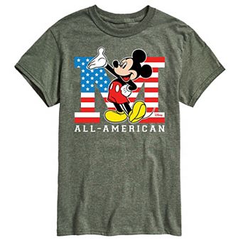 Disney's Mickey Mouse Men's Flag Graphic Tee