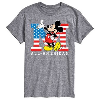 Disney's Mickey Mouse Men's Flag Graphic Tee