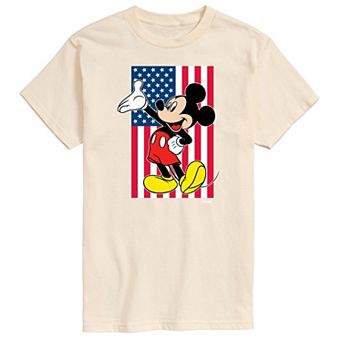 Disney's Mickey Mouse Men's Flag Graphic Tee