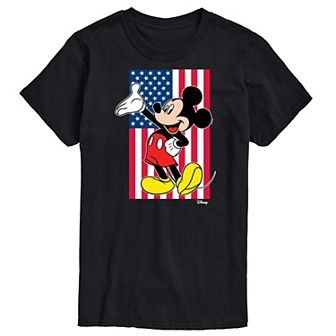 Disney's Mickey Mouse Men's Flag Graphic Tee