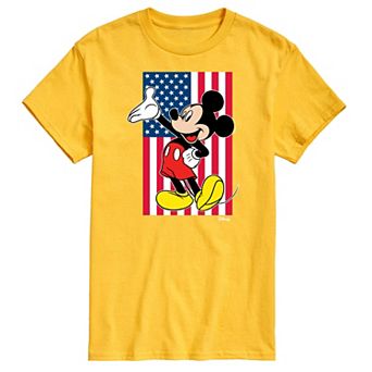 Disney's Mickey Mouse Men's Flag Graphic Tee