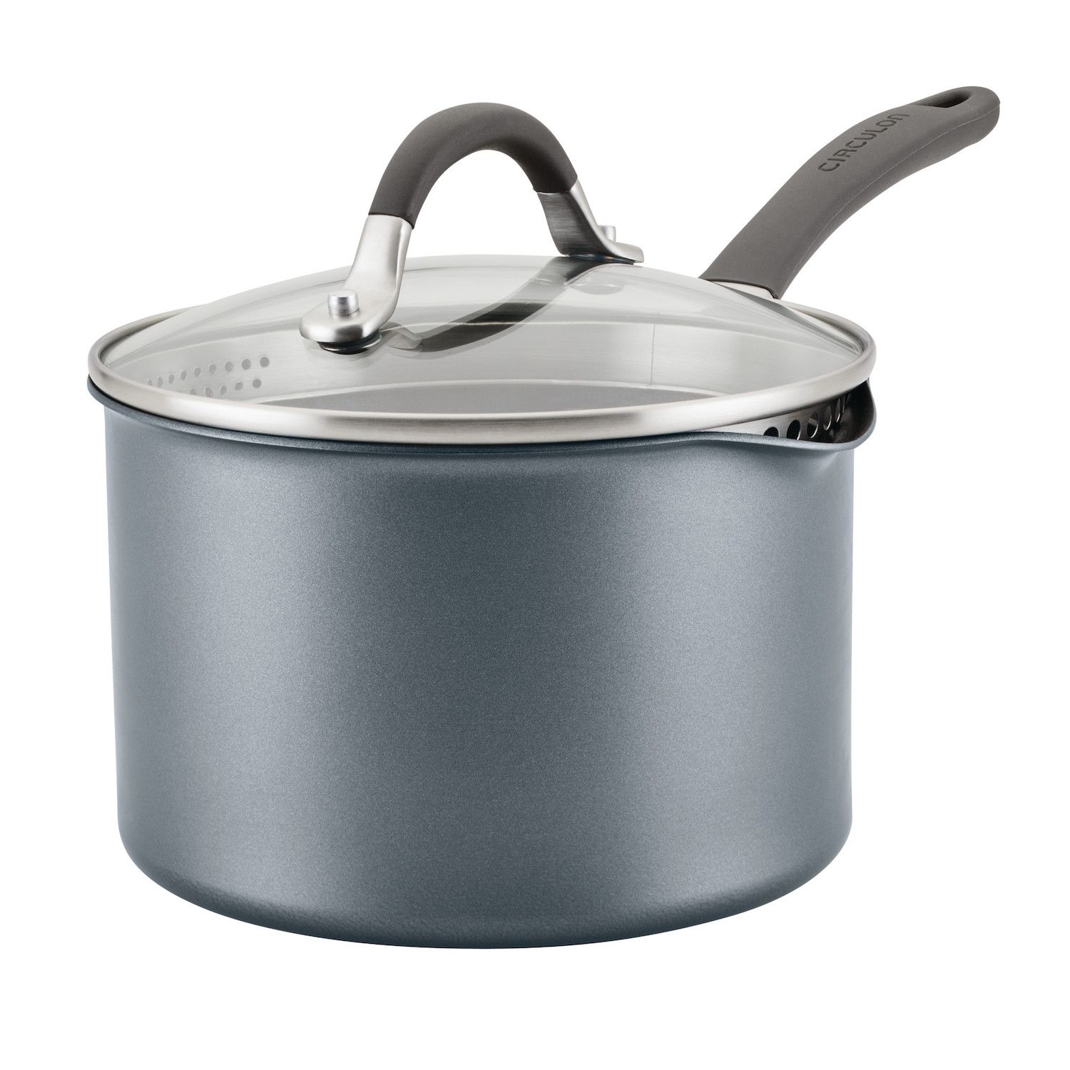 Kohls THE BIG ONE 2.0 Qt. Stainless Steel Saucepan Pot Pour Spout No Lid  NICE!