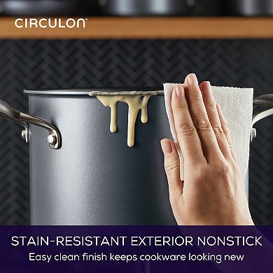 Circulon A1 Series 8-qt. Stockpot with Lid