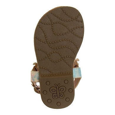 Beverly Hills Polo Club Toddler Girls' Thong Sandals