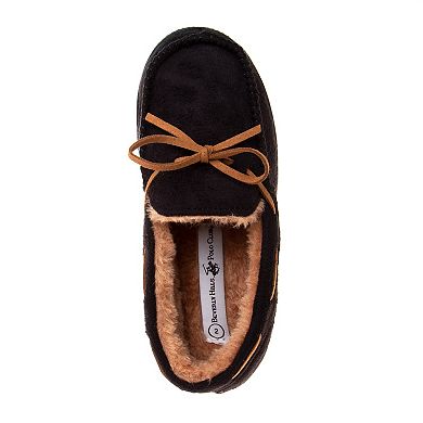 Beverly Hills Polo Club Toddler Boys' Moccasin Slippers