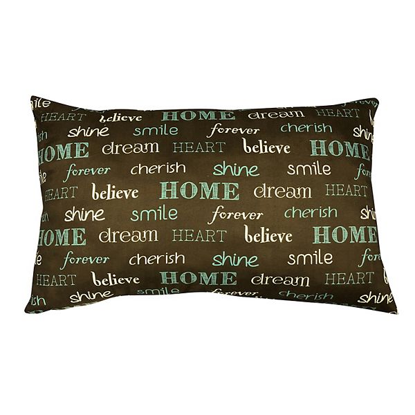 Harper Lane Inspire King Throw Pillow - Chocolate