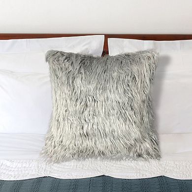 Harper Lane Casey Long Faux Fur Throw Pillow