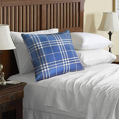 Harper Lane® Blue Plaid Throw Pillow