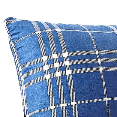 Harper Lane® Blue Plaid Throw Pillow