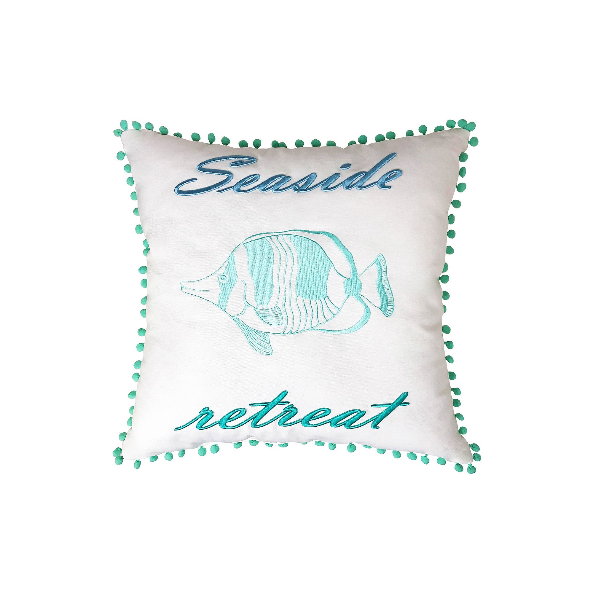 Harper Lane® Seaside Retreat Throw Pillow, White