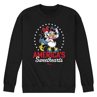 Disney's Men's Americas Sweethearts Fleece Sweatshirt