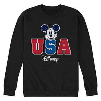 Disney's Mickey Mouse Men's USA Fleece Sweatshirt