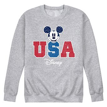 Disney's Mickey Mouse Men's USA Fleece Sweatshirt