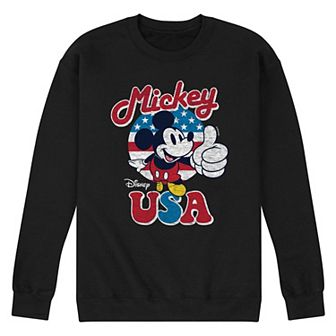 Disney's Mickey Mouse Men's USA Fleece Sweatshirt