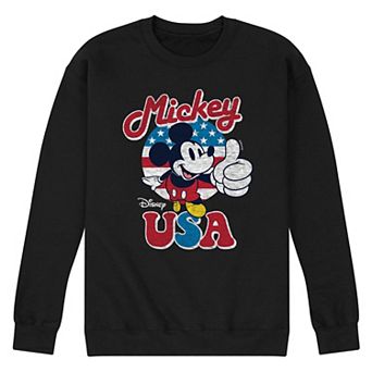 Disney's Mickey Mouse Men's USA Fleece Sweatshirt