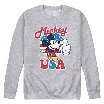 Disney's Mickey Mouse Men's USA Fleece Sweatshirt