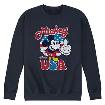 Disney's Mickey Mouse Men's USA Fleece Sweatshirt