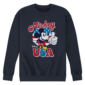 Disney's Mickey Mouse Men's USA Fleece Sweatshirt