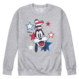 Disney's Men's Americana Goofy Fleece Sweatshirt