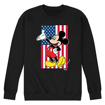 Disney's Mickey Mouse Men's Flag Fleece Sweatshirt