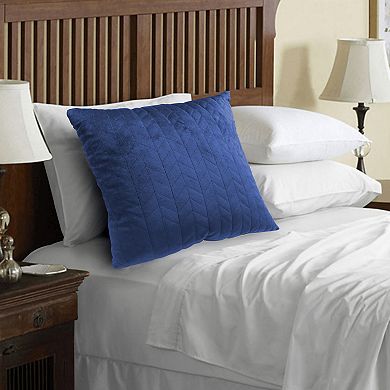 Harper Lane® Velvet Chevron Stitch Throw Pillow
