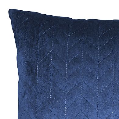 Harper Lane® Velvet Chevron Stitch Throw Pillow