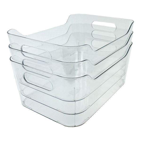 Richeson Clear Plastic Storage Container Multi-Pack - 3/4 oz, Removable Lid,  Pkg of 8