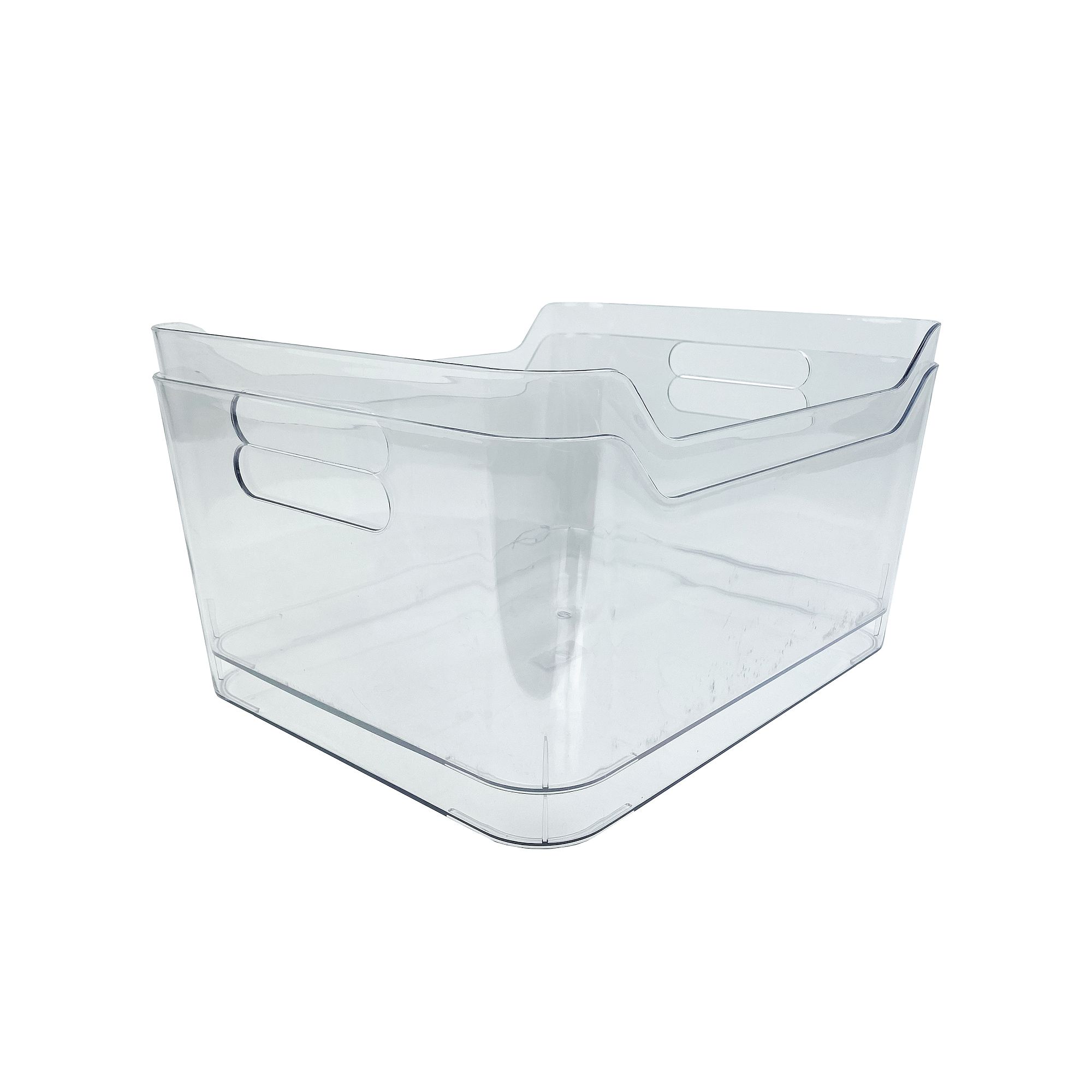 Belle Maison 2-pc. Large Clear Plastic Organizer Bin Set