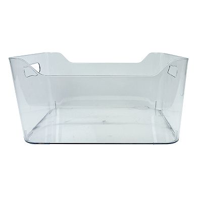 Belle Maison 2-pc. Large Clear Plastic Organizer Bin Set