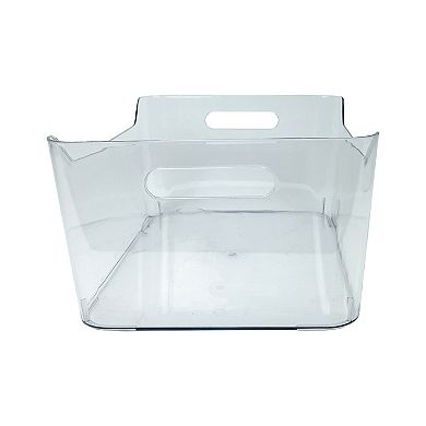 Belle Maison 2-pc. Large Clear Plastic Organizer Bin Set