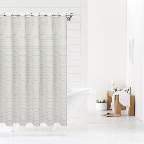 Sonoma Goods For Life® Weft Striped Shower Curtain