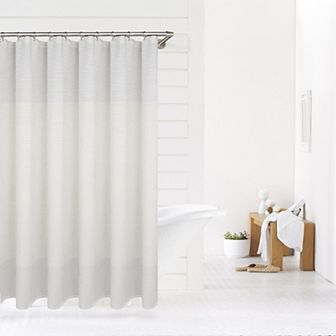 Sonoma Goods for Life® Striped Waffle Shower Curtain