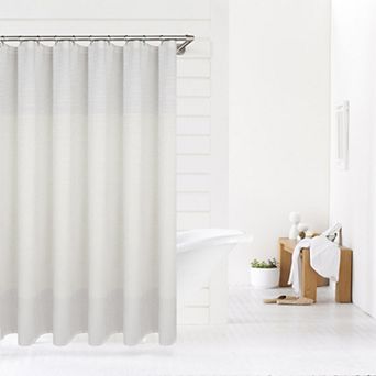 Sonoma Goods for Life® Striped Waffle Shower Curtain