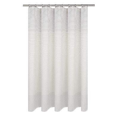 Sonoma Goods for Life® Striped Waffle Shower Curtain