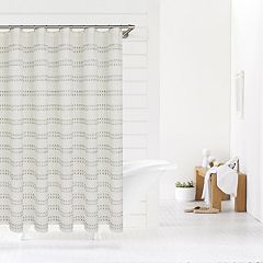 Farmhouse Shower Curtain Set with 12 Hooks, Rustic Bathroom Decor (72 x 72  in)