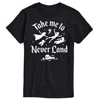 Disney's Peter Pan Big & Tall Never Land Graphic Tee