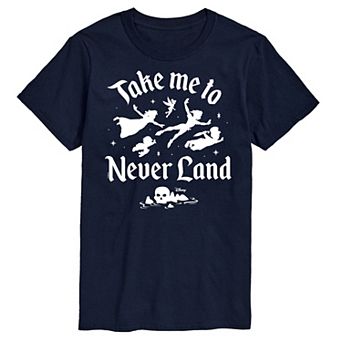 Disney's Peter Pan Big & Tall Never Land Graphic Tee