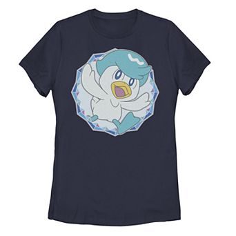 Juniors' Pokemon Water Duck Quaxly Graphic Tee