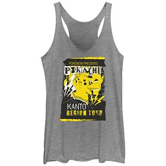 Juniors' Pokemon Pikachu Kanto Region Tour Flyer Racerback Tank Top