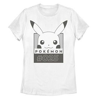 Juniors' Pokemon Pikachu Number #025 Graphic Tee